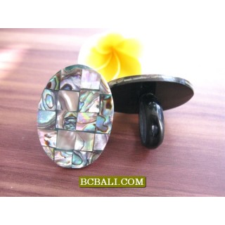 Abalone Shells Finger Rings Accessories Motif 